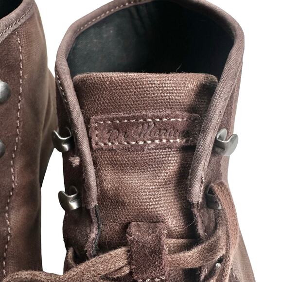Dr. Martens | Unisex | Coburg Brown Canvas Suede Ankle Chukka Boots | M 10 W 11 main image 15